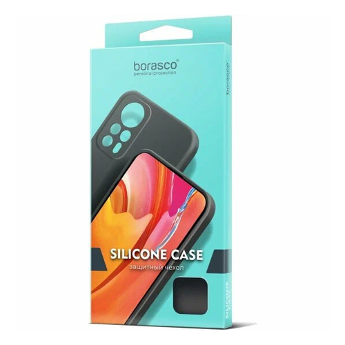 Накладка силиконовая BoraSCO Silicone Case Samsung S24 Ultra Black фото 