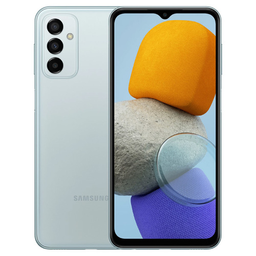 Телефон Samsung M236B/DS Galaxy M23 128Gb Ram 6Gb 5G Light Blue фото 
