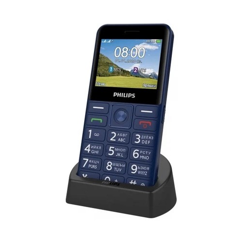 Телефон Philips E207 Xenium Blue фото 