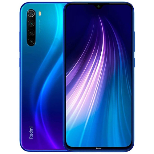 Телефон Xiaomi Redmi Note 8 128Gb Ram 4Gb Neptune Blue фото 
